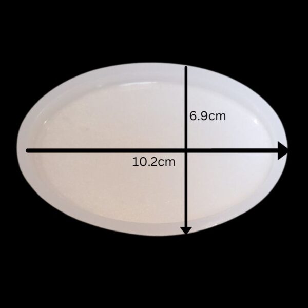 Small Oval Silicone Resin Mould 10.2 x 6.9 x 1cm Epoxy Resin Small Coaster Mold