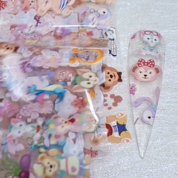 Teddy Bear Cat Bunny Rabbit Transfer Foil