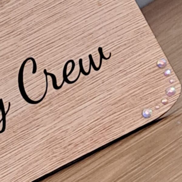 Business Logo Signs Nail Artist Logo Signs Nail Tech Props Personalised Nail Display Signs Customised Wooden Plaque Signs Crystal Signs - Image 2