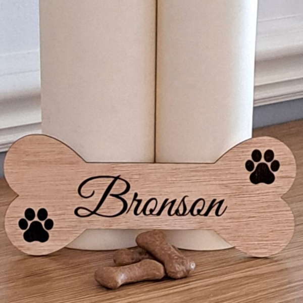 Personalised Dog Bone Plaque