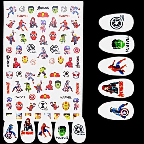 Marvel Super Heroes Nail Stickers