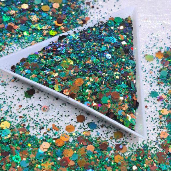 Multi Mix Chameleon Colour 6 Glitter Mix 20g Pack Size