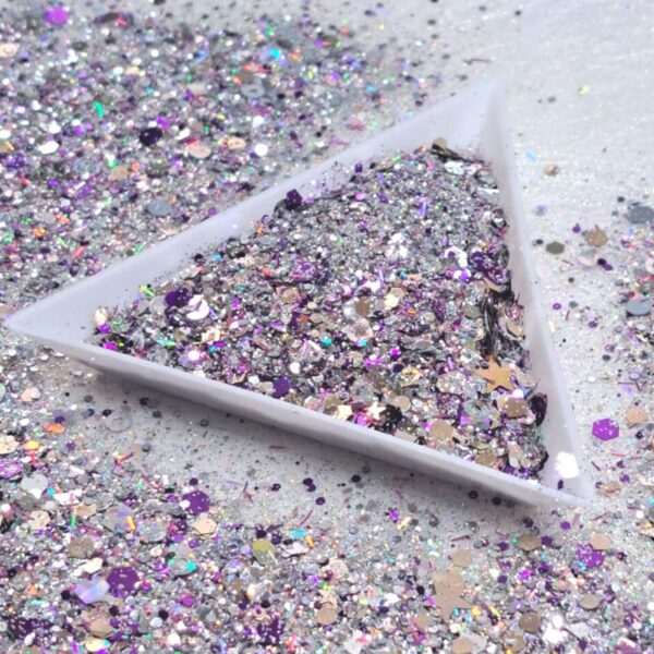 Multi Mix Colour 5 Glitter Mix 20g Pack Size