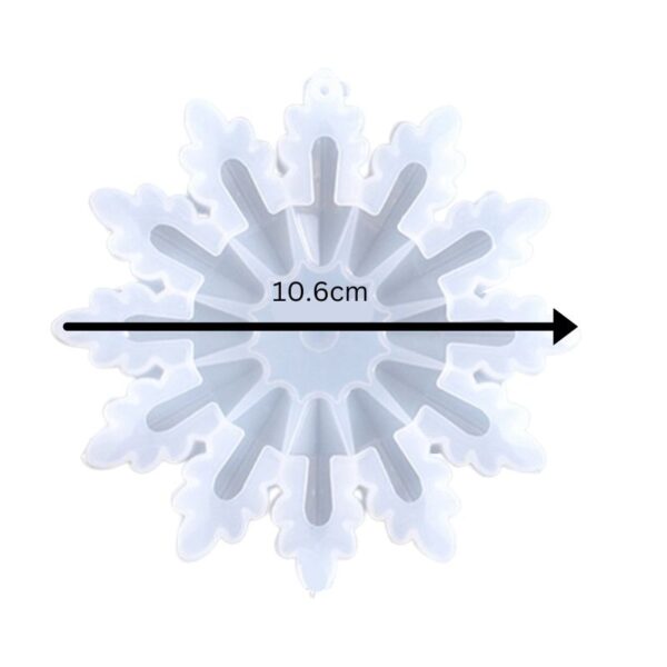 Snowflake Resin Mould Design 1 Snowflake Epoxy Resin Mold Design 1 - Image 2