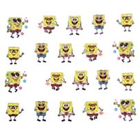 SpongeBob SquarePants Nail Art Water Decals - Design 334