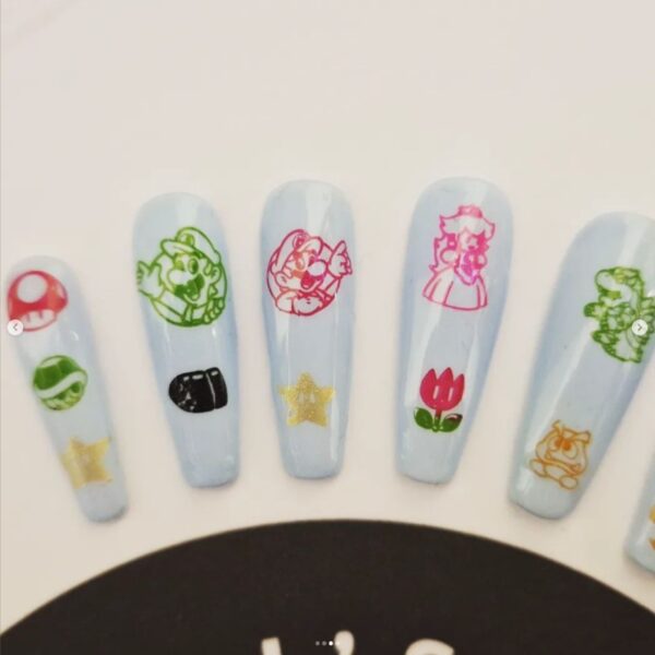 Super Mario Stamping Plate Design 147 - Image 5