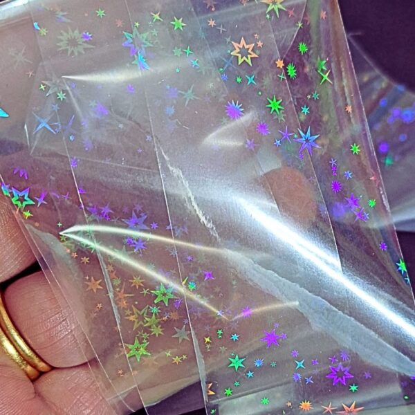 Holographic Stars Transfer Foil