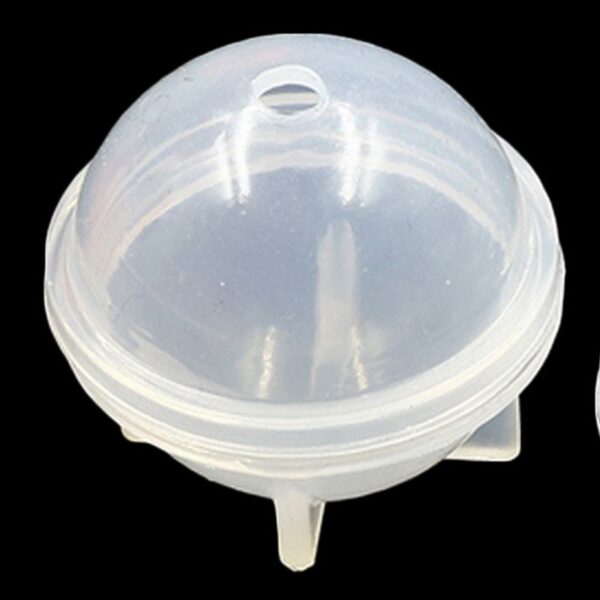 Silicone Resin Ball Mould Large 6cm x 6cm Resin Art 3D Art Sphere Resin Mold Sculpture Making Craft Supplies - Image 3