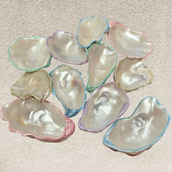 Oyster Shell Wedding Favours Craft Decoration Trinket Dish Gift Decorated Oyster Shells Beach Shells - Image 5