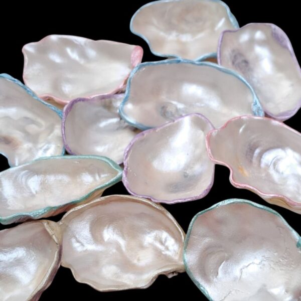 Oyster Shell Wedding Favours Craft Decoration Trinket Dish Gift Decorated Oyster Shells Beach Shells - Image 2