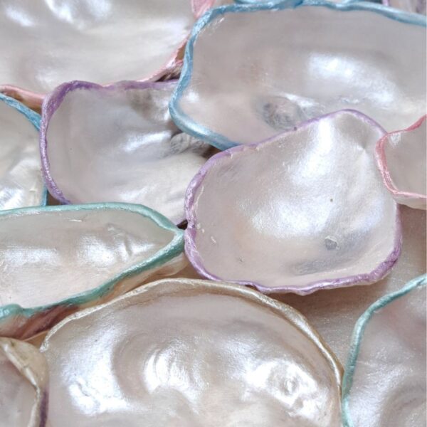 Oyster Shell Wedding Favours Craft Decoration Trinket Dish Gift Decorated Oyster Shells Beach Shells - Image 7