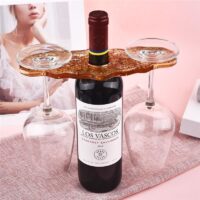 .Wine Rack Mold Silicone Epoxy Resin Mould Wine Glass Holder Mold