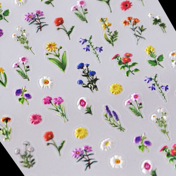 5D Flower Nail Art Stickers Design 070 - Image 2
