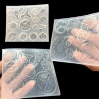Steampunk Resin Mold Cogs And Wheels Clock Watch Pieces