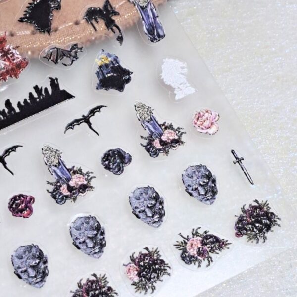 5D Game Of Thrones Nail Art Stickers Game Of Thrones Craft Stickers Design 171 - Image 2