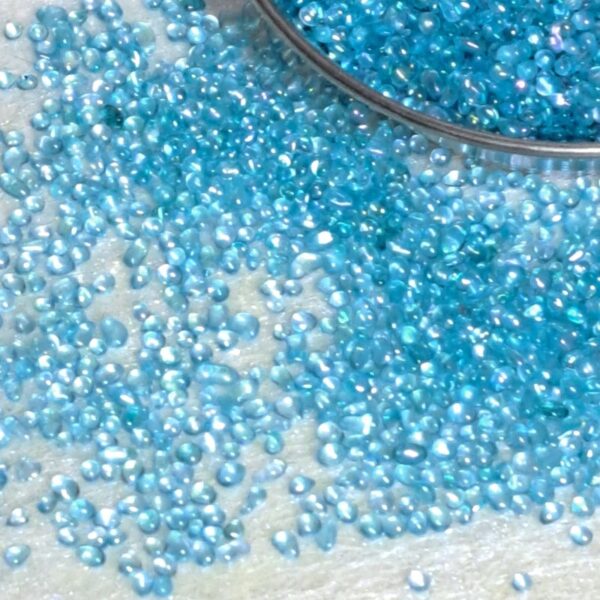 Baby Blue Tiny Miniature Acrylic Pebbles Arts And Crafts Stones Jewellery Making Pebbles 1mm 2mm 3mm