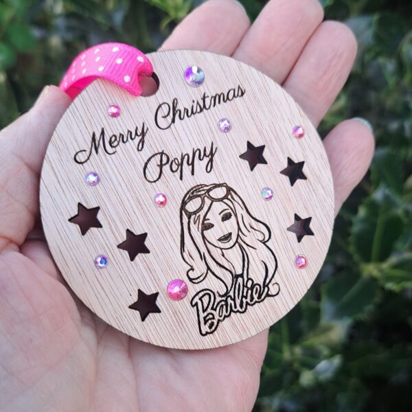 Barbie Personalised Bauble