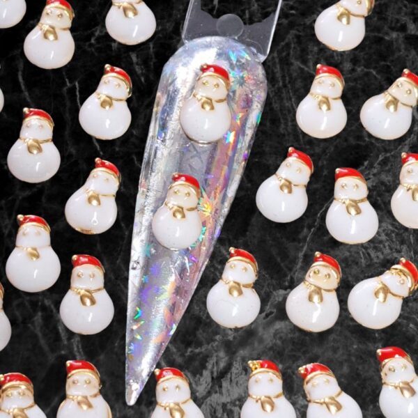 Christmas Snowman Nail Art Charms Craft Charms x 1 Piece Design G