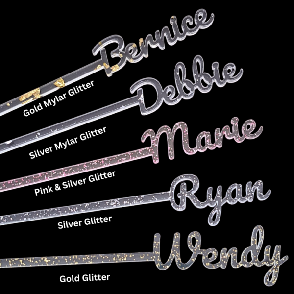 Glitter Drink Stirrers