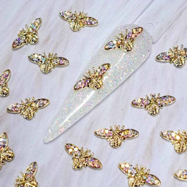 Crystal Bee Alloy Charms