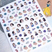 Disney Snow White And The Severn Dwarfs Nail Stickers Design 134 (