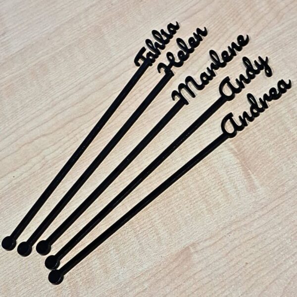 Drinks Stirrers, Personalised Drinks Stirrers, Party Stirrers, Birthday Drinks Stirrers, Wedding Drink Stirrers, Hen Party Drinks Stirrers, Personalised Swizzle Sticks - Image 14
