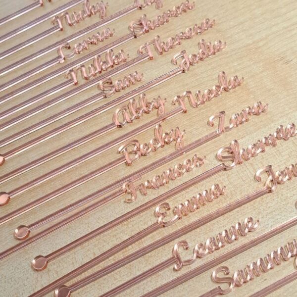 Drinks Stirrers, Personalised Drinks Stirrers, Party Stirrers, Birthday Drinks Stirrers, Wedding Drink Stirrers, Hen Party Drinks Stirrers, Personalised Swizzle Sticks - Image 17