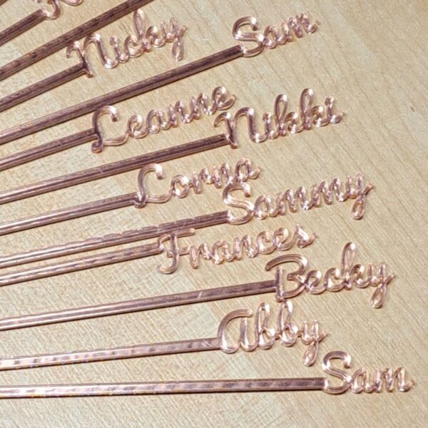 Drinks Stirrers, Personalised Drinks Stirrers, Party Stirrers, Birthday Drinks Stirrers, Wedding Drink Stirrers, Hen Party Drinks Stirrers, Personalised Swizzle Sticks - Image 10