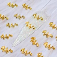 Gold Heartbeat Alloy Charms