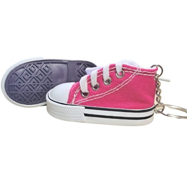 Converse Canvas Shoe Keyrings Personalised Converse Canvas Style Shoe Keychain - Image 6
