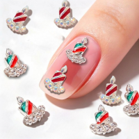 Christmas Candle Nail Art Charms x 1 Piece Christmas Candle Crystal Nail Charms Candle Craft Charms