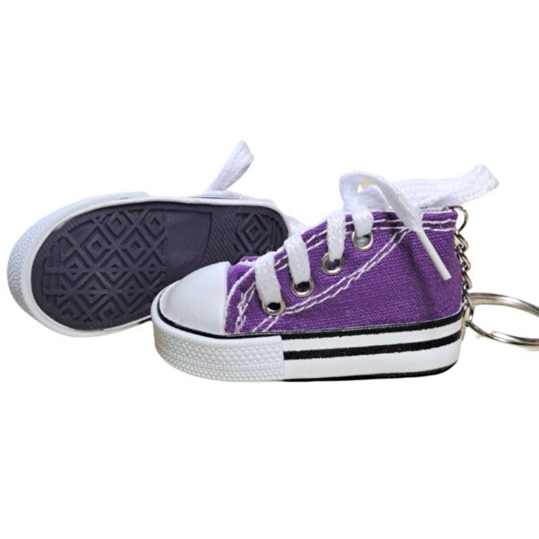 Converse Canvas Shoe Keyrings Personalised Converse Canvas Style Shoe Keychain - Image 8