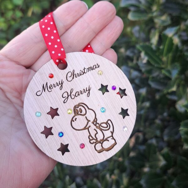 Yoshi Personalised Bauble