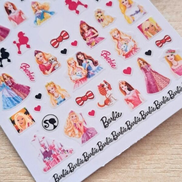 Barbie Nail Art Stickers Design 087 Barbie Stickers - Image 2