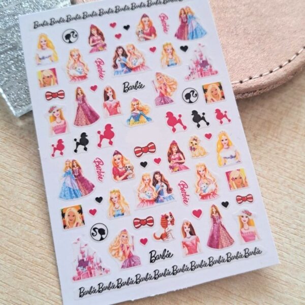 Barbie Nail Art Stickers