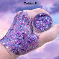Glitter Gel colour F