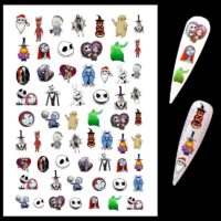 The Nightmare Before Christmas Nail Art Water Decals