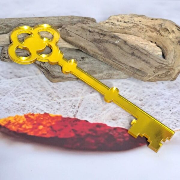 Santa's Lost Key Acrylic Craft Blanks Mirror Acrylic Santas Lost Workshop Key - Image 6