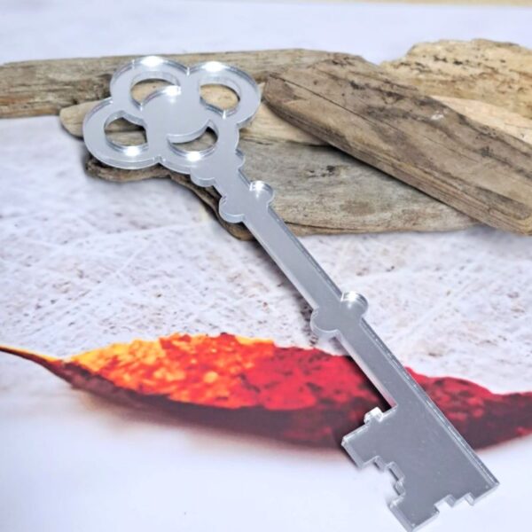 Santa's Lost Key Acrylic Craft Blanks Mirror Acrylic Santas Lost Workshop Key - Image 4