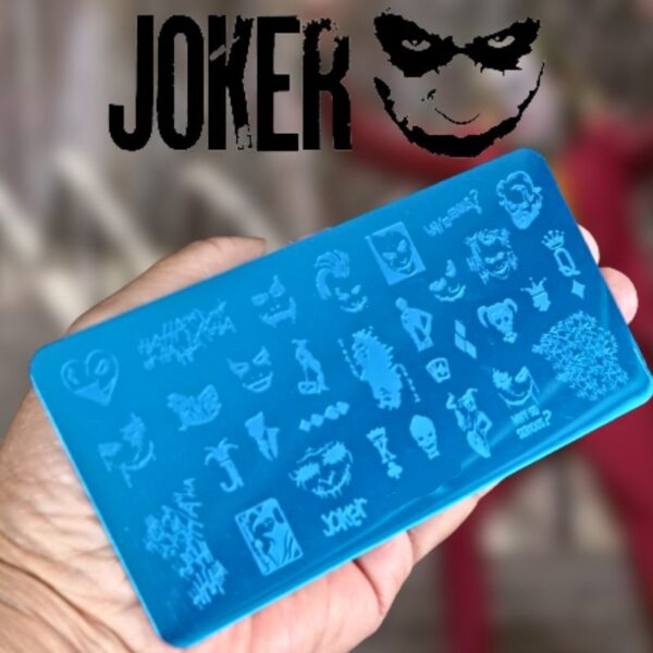 The Joker Nail Art Stamping Plate