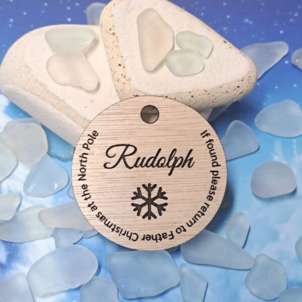 Wooden Rudolph's Lost Tag Craft Blanks - Image 2