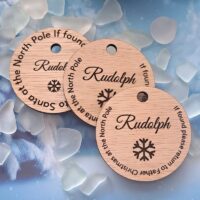 Wooden Lost Reindeer Tag Craft Blanks