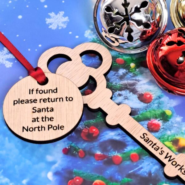 Santas Lost Key Santa's Lost Workshop Key Father Christmas Lost Key Father Christmas Workshop Key Xmas Eve Box Gift - Image 8