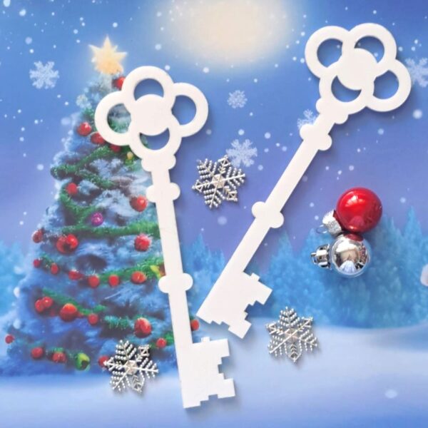 white acrylic Lost Key Craft Sublimation Blanks