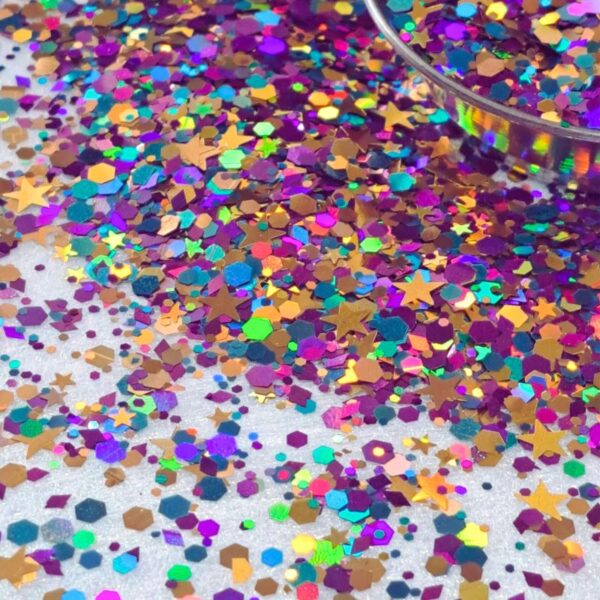 Christmas Baubles Holographic Glitter Mix