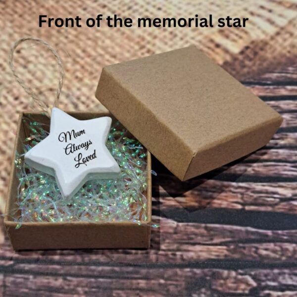 Family Bereavement Pocket Hug Personalised Memorial Gift Memory Star Angel Pocket Hug - Image 3