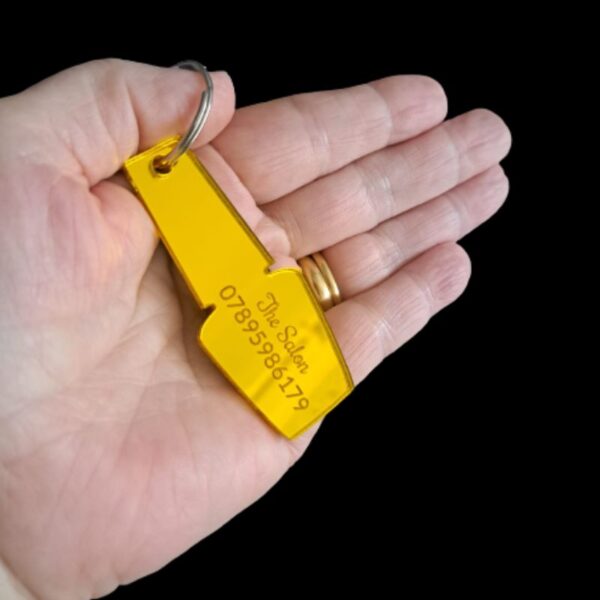 Nail Tech Keyrings, Personalised Nail Salon Keyrings, Nail Techician Gifts, Manicurist Presents, Novelty Salon Promotional Keyrings, Nail Varnish Bottle Keyring - Image 8