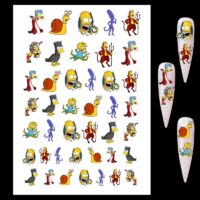 Halloween Simpsons Water Decals