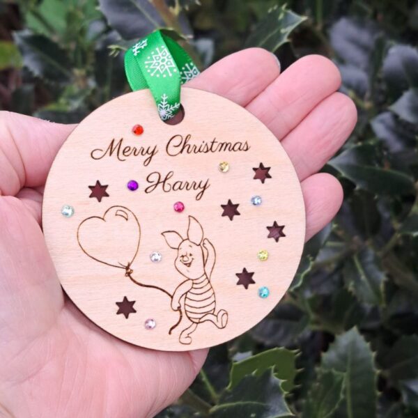 Piglet Wooden Bauble