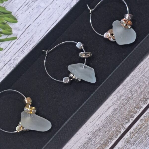 Sea Glass Wine Glass Charms Set Of 6 - Image 7